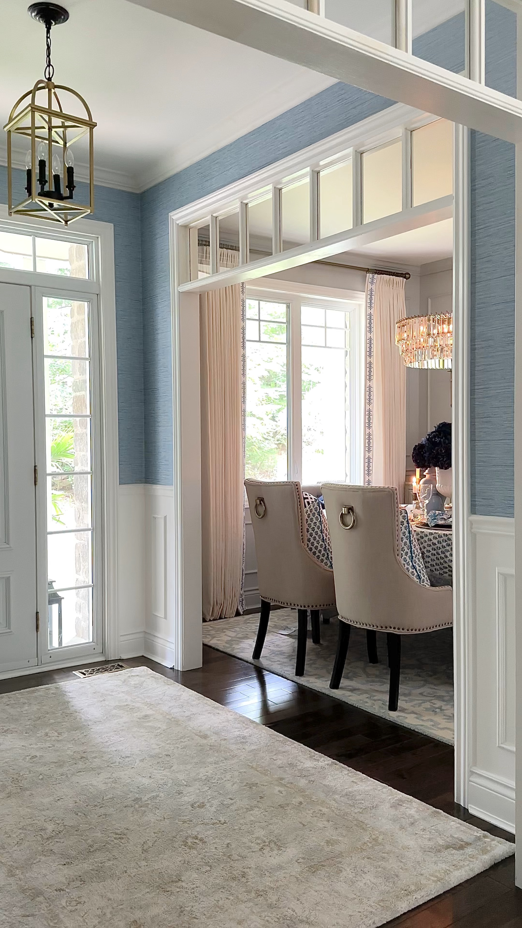 Add chic block prints to your fall table for a gorgeous look! Add fall florals in feel navy and gold touches

#LTKHome #LTKStyleTip #LTKSeasonal