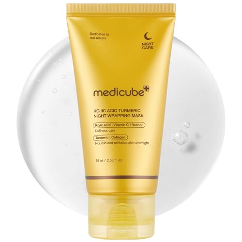 medicube Kojic Acid Turmeric Overnight Wrapping Peel Off Mask – Brightens & Defends Against Ski... | Amazon (US)