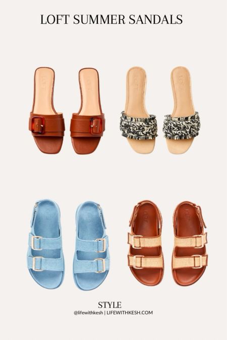 Fave Loft Summer Sandals

#LTKStyleTip #LTKShoeCrush #LTKSeasonal