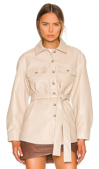 Shayna Shacket in Bone | Revolve Clothing (Global)