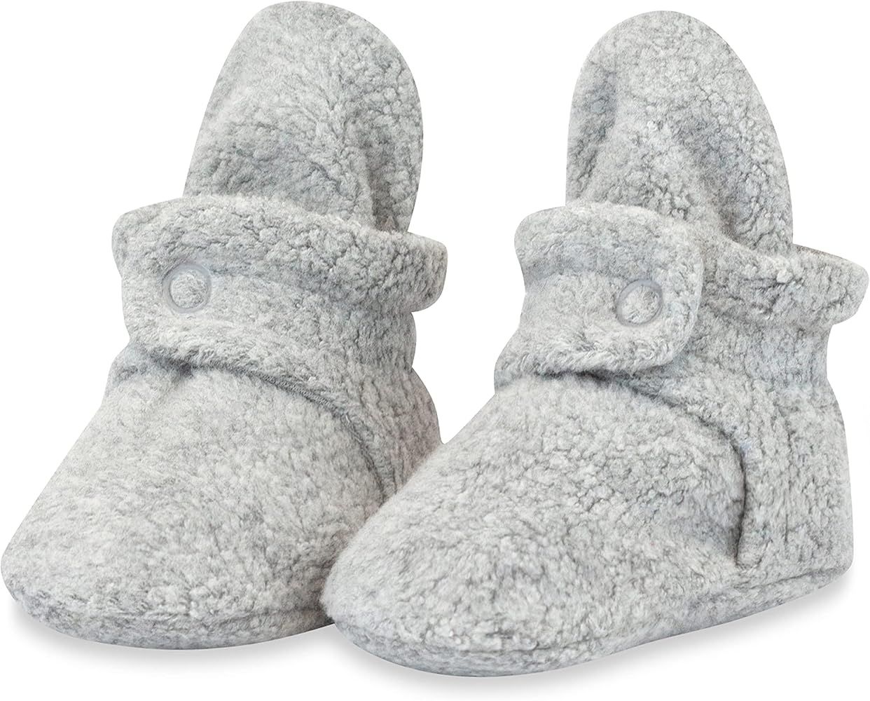 Zutano Unisex Fleece Baby Booties, Soft Sole and Non Slip | Stay On Slipper Socks for Infant/Todd... | Amazon (US)