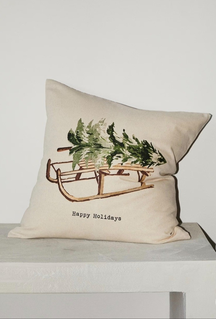Cotton holiday pillow case.Funda de cojín

#LTKHoliday #LTKHome