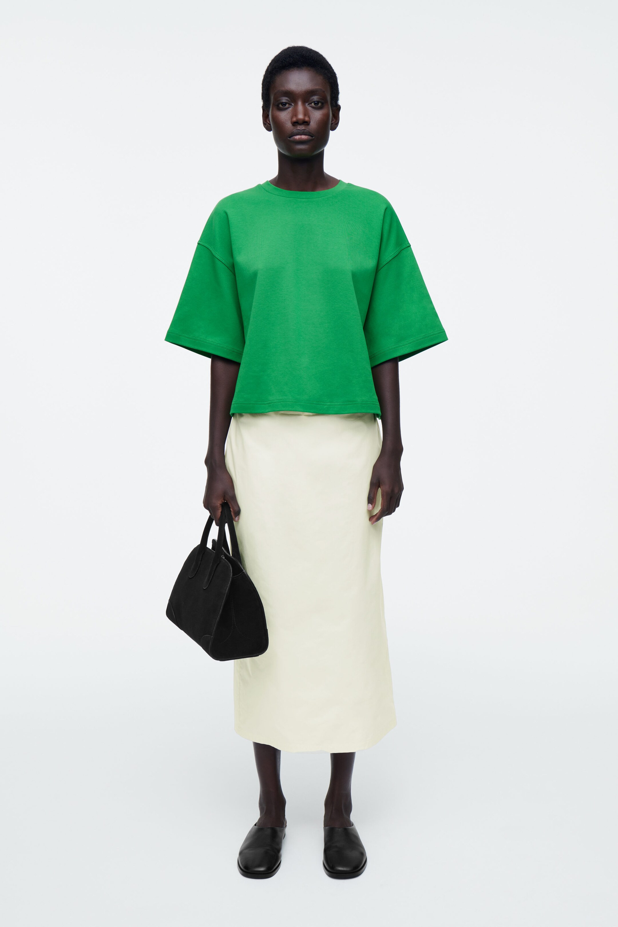 OVERSIZED BOXY T-SHIRT - GREEN | COS (EU)