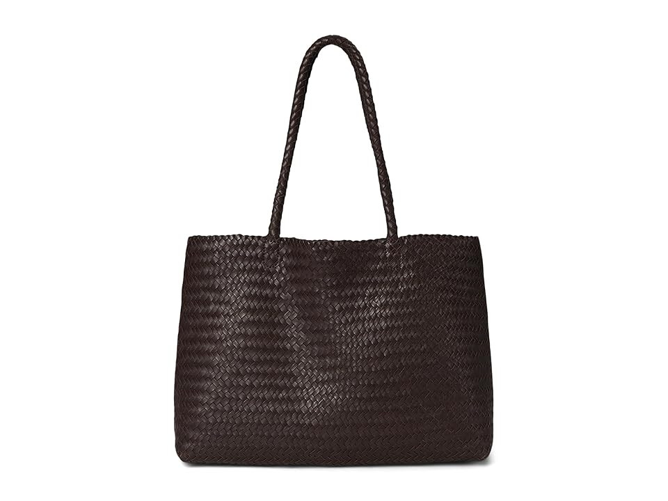 Madewell The Signature Woven Tote Tote Handbags Coffee Bean, Leather | Zappos.com