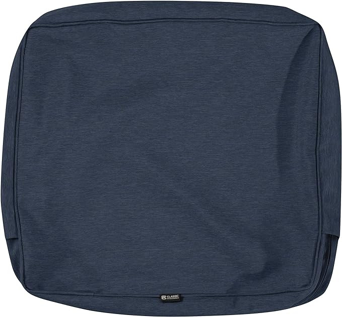 Classic Accessories Montlake Water-Resistant 19 x 20 x 4 Inch Outdoor Back Cushion Slip Cover, Pa... | Amazon (US)