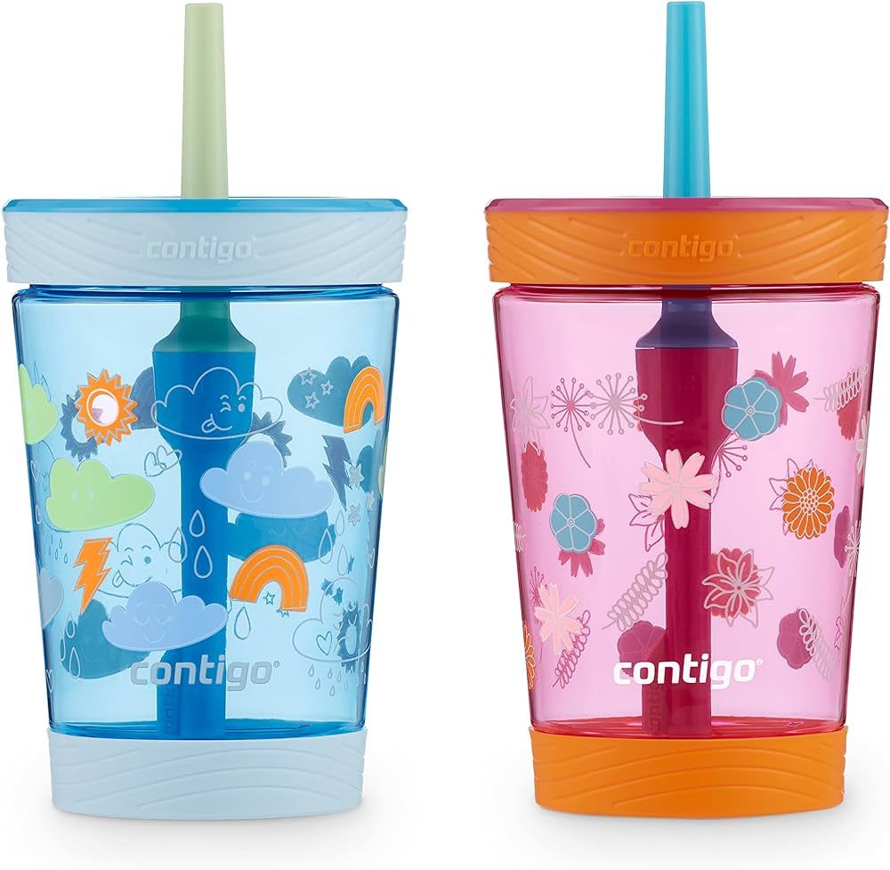 Contigo Kids Spill-Proof 14oz Tumbler with Straw and BPA-Free Plastic, Fits Most Cup Holders and ... | Amazon (US)