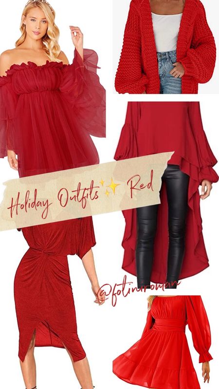 Holiday outfits for Christmas Day ✨ Red edition! ❤️

#LTKSeasonal #LTKHoliday #LTKunder50