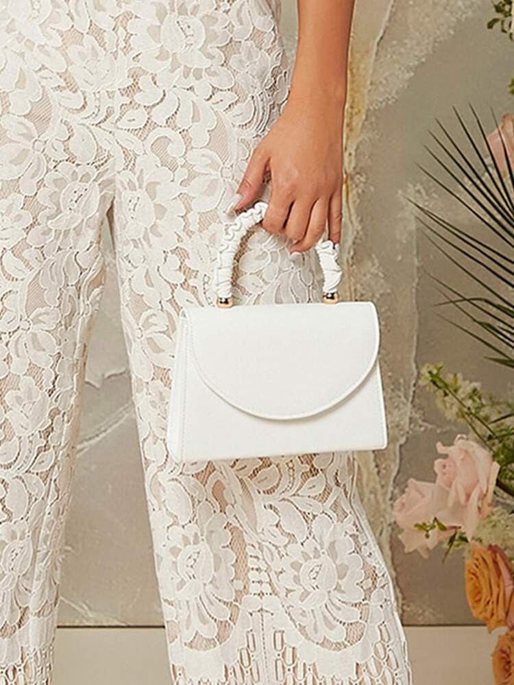 SHEIN MOD Mini Minimalist Flap Chain Satchel Bag | SHEIN