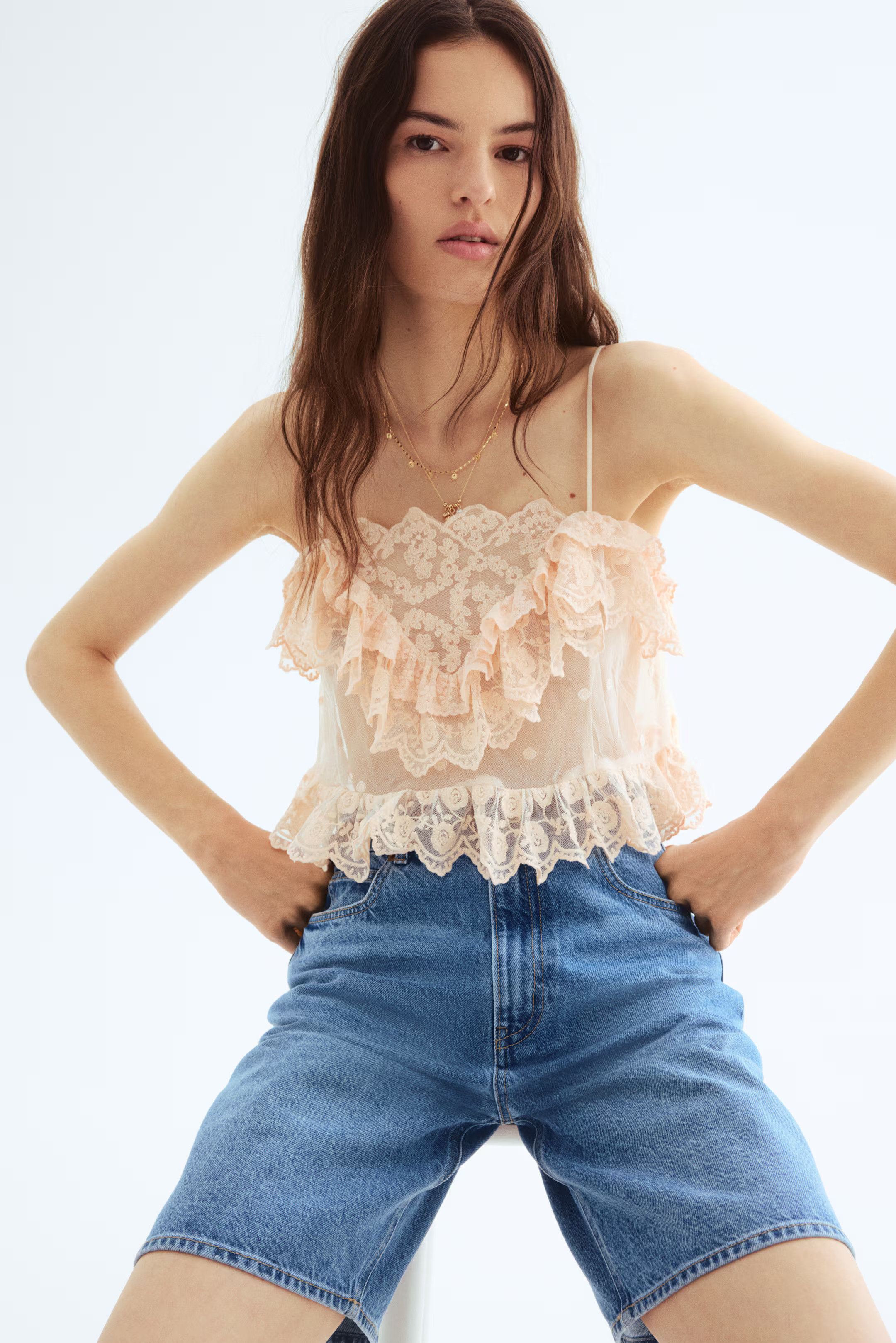 Denim Bermuda Shorts | H&M (US + CA)