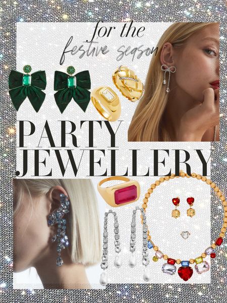 It’s party season… time for some festive statement jewellery ⚜️
Christmas party outfits | Colourful jewellery | Bow earrings | Gold cocktail ring | Ear cuff | Oversized earrings | Diamante earrings | Gift guide for women 

#LTKHoliday #LTKparties #LTKGiftGuide