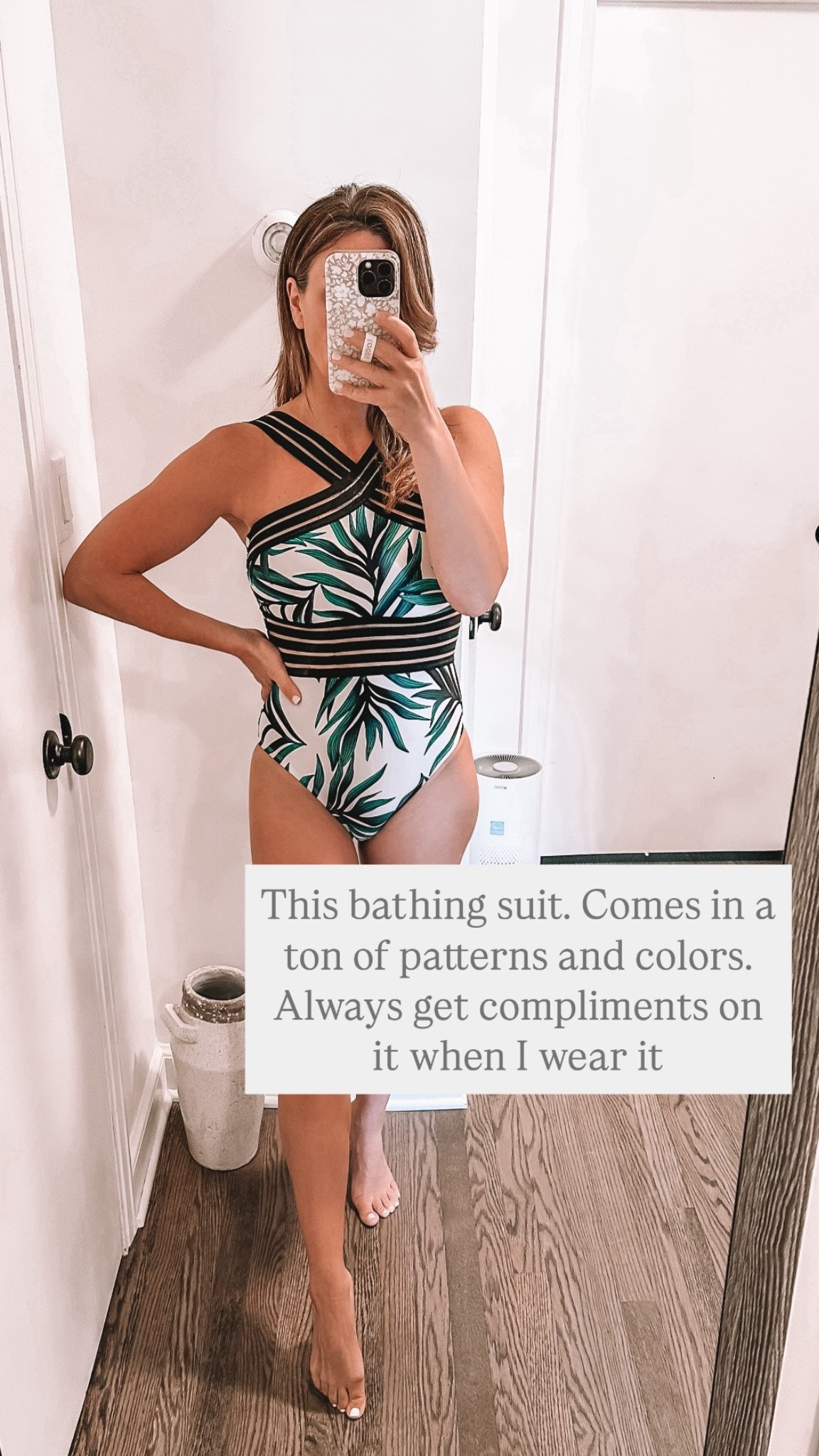 Women’s one piece palm trees bathing suit summer beach Amazon

Follow my LTK @styledbydaisies on the @shop.LTK app to view this post and get my exclusive app-only content!

#liketkit 
@shop.ltk
https://liketk.it/5cJOU