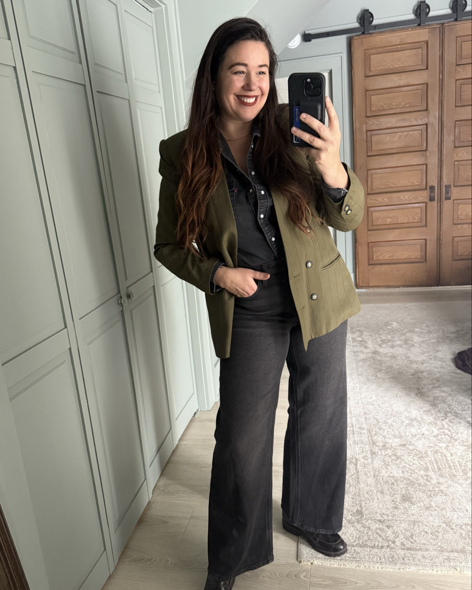 On a mission to fit my personal style and THESE Quince jeans are a yes! Got them in two more colors. Quality is A+ for $50 jeans. 

#LTKgrwm #LTKMidsize