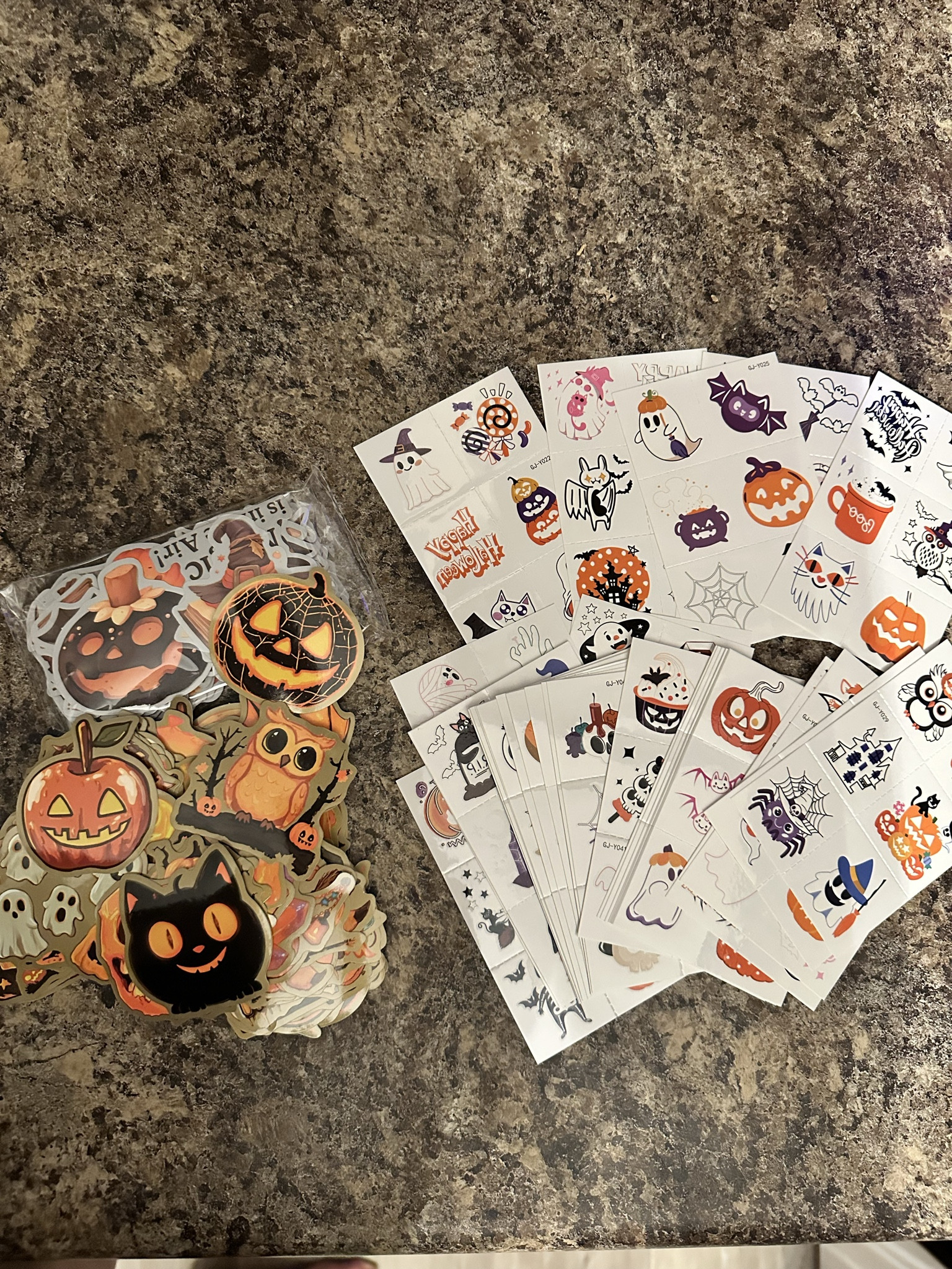 I love grabbing some non candy Halloween treats for Trick or Treat. 

I grabbed these adorable vinyl stickers and glow in the dark temporary tattoos. I’m so excited to put them out for Halloween- the kids are going to love them! 

#LTKHalloween #LTKSeasonal #LTKKids