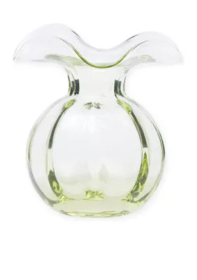 Vietri Hibiscus Glass Brown Tortoiseshell Bud Vase, Green | Belk