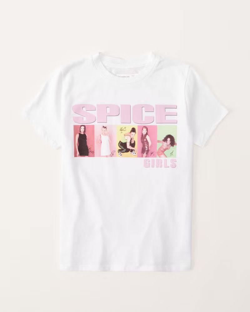 oversized spice girls graphic tee | Abercrombie & Fitch (US)