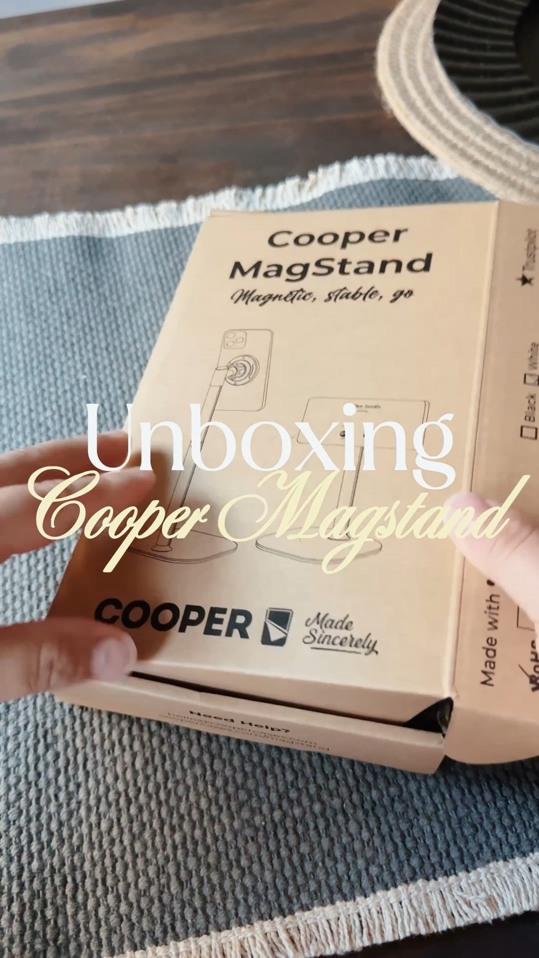 Unboxing my favorite phone stand😍🙌🏼 
