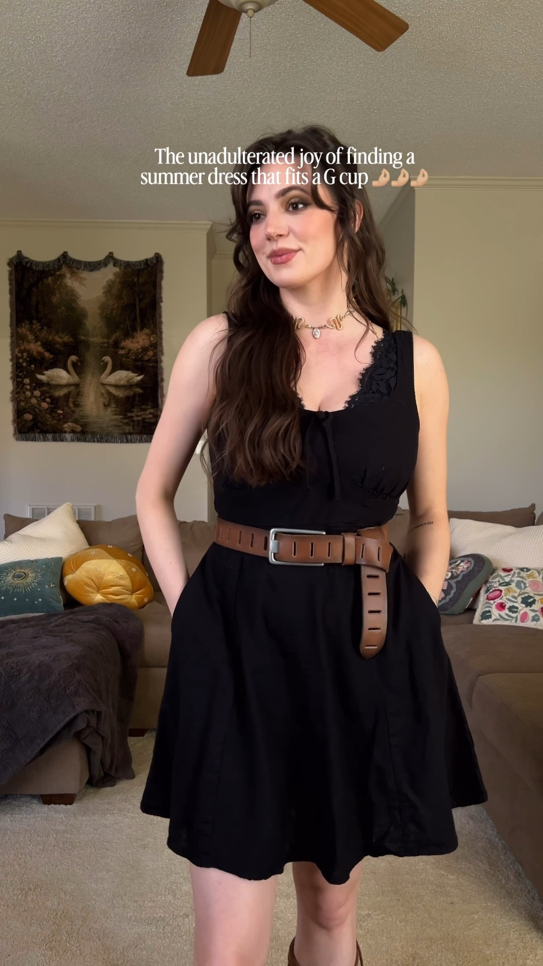 Summer dress find for G cup - large cup small band 🤌🏼🖤

#LTKootd #LTKSeasonal