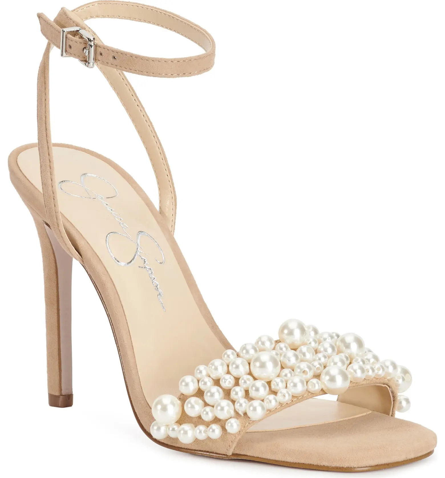 Omilira Embellished Ankle Strap Sandal | Nordstrom