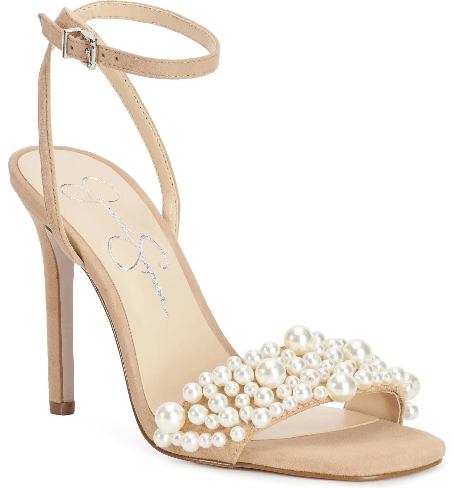 Omilira Embellished Ankle Strap Sandal | Nordstrom