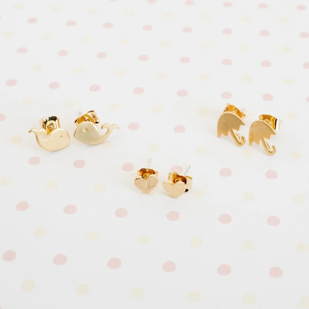The Little Girls' Collection - Zoe Earrings | Grace + Hudson Jewelry