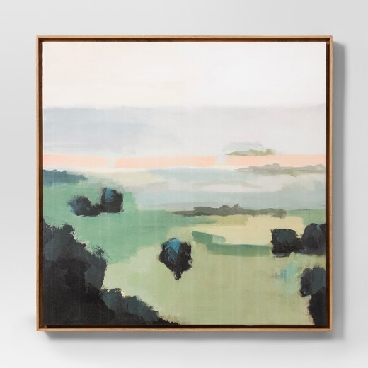 Framed Abstract Wall Canvas 33 X 33 - Project 62™ | Target