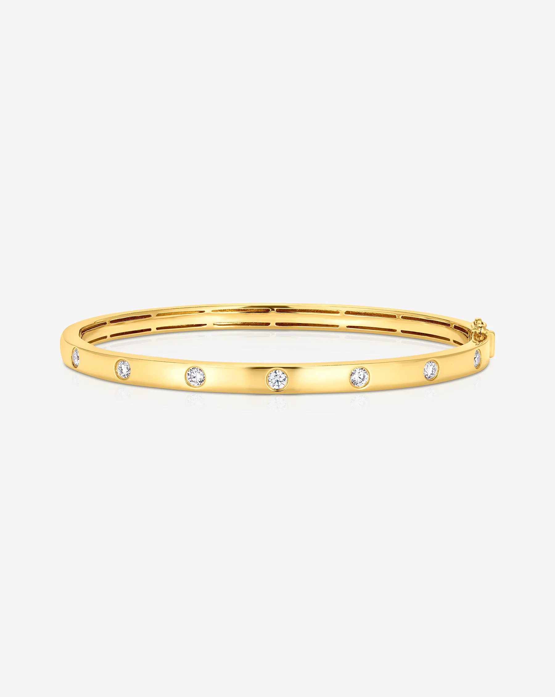 Inlay Diamond Bangle | Ring Concierge