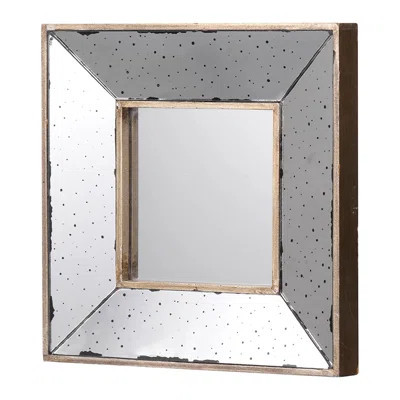Vintage-Inspired Square Decorative Mirror For Enhancing Room Appeal And Atmosphere | Wayfair North America