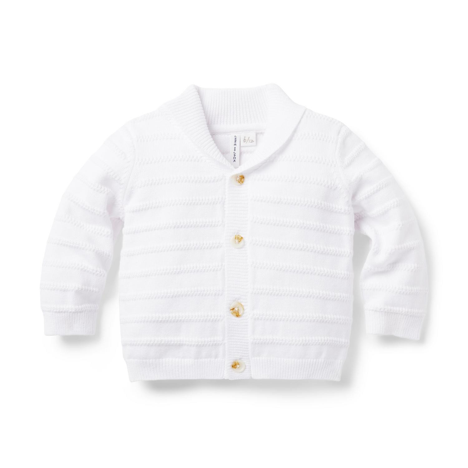 Baby Striped Shawl Collar Cardigan | Janie and Jack