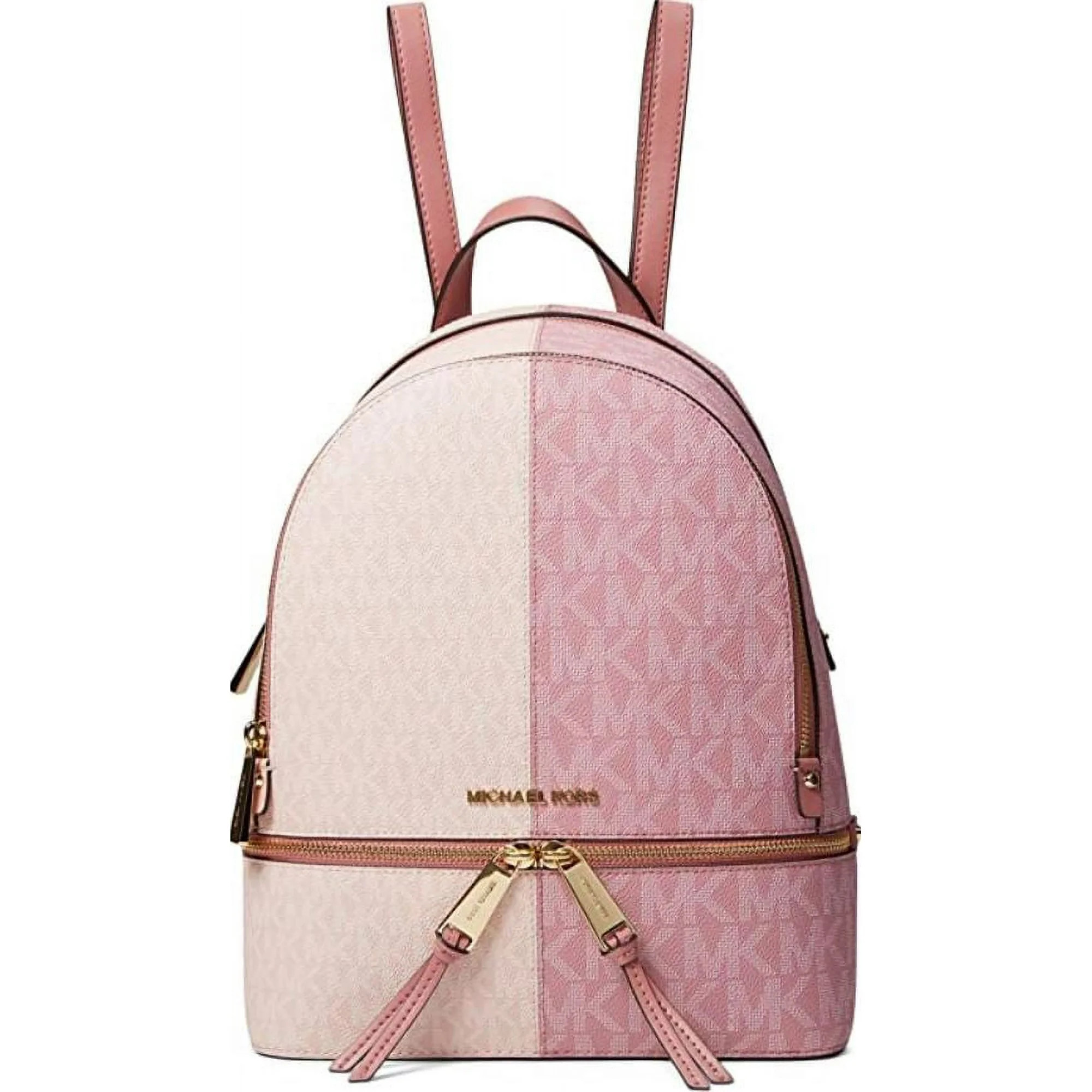 Michael Kors Womens Rhea Zip Medium Backpack Smokey Rose Multi 2 30S2GEZB8B-99 One Size | Walmart (US)