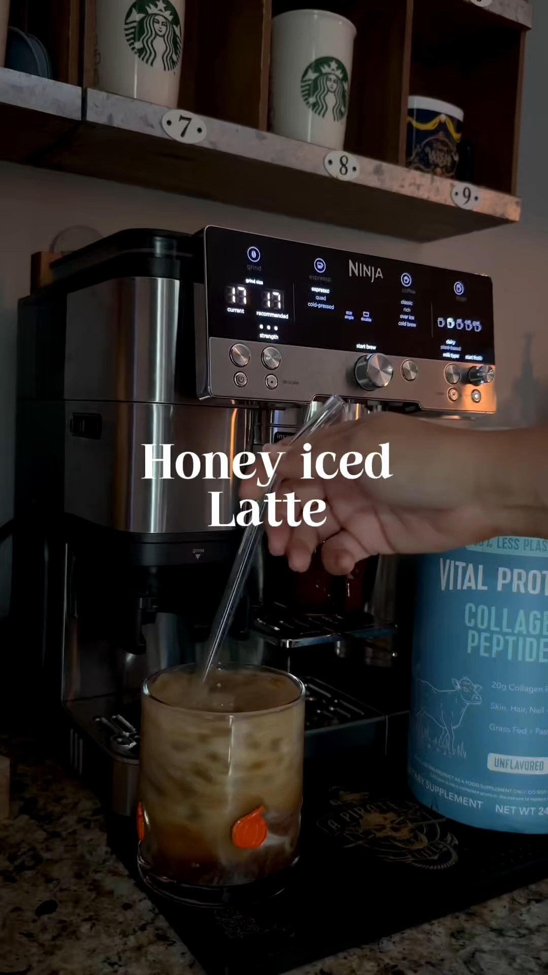 Today’s coffee corner order: honey iced latte ☕🍯 One of my favorite easy coffees to make at home, especially with a cute glass and my little coffee setup. Everything I use for my at-home lattes is linked!

#LTKHome #CoffeeAtHome #CoffeeBar #IcedLatte #CoffeeLover

#LTKselfcare #LTKmorningroutine #LTKHome