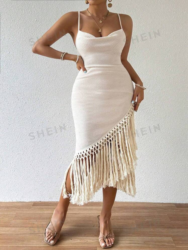 Color: Apricot | SHEIN