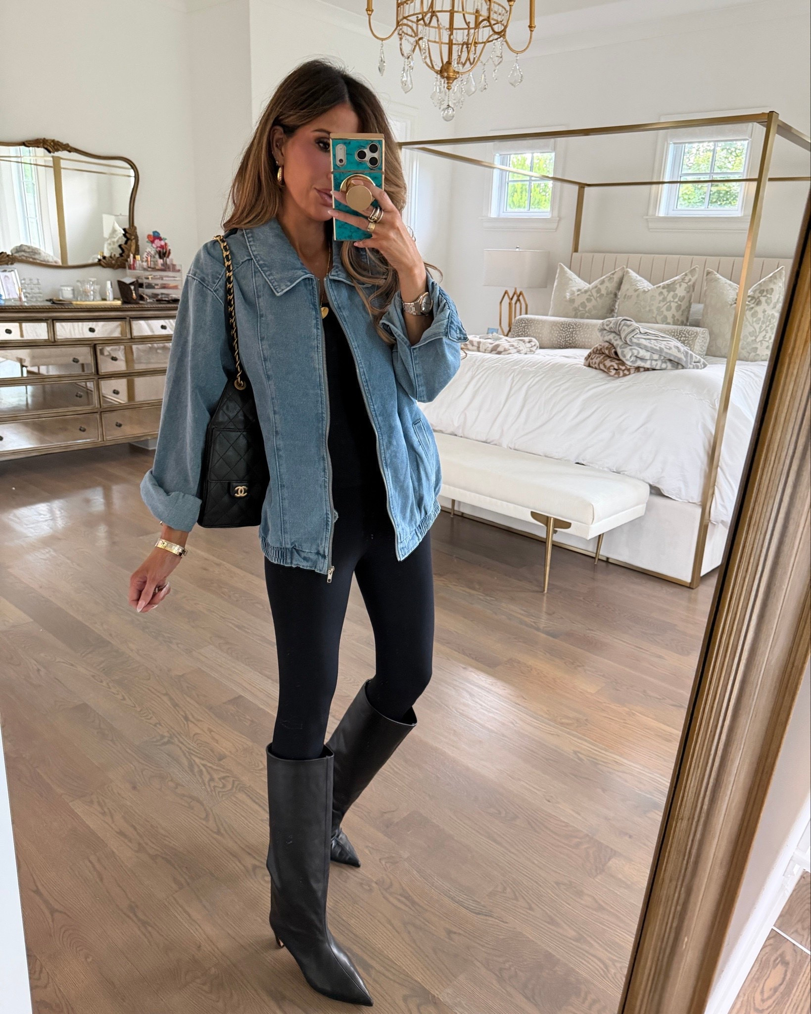 XS in jacket. Small in leggings. Boots are a fall must have. My favorite out of all shoes FYI !!!🤍✨

#LTKootd #LTKSeasonal #LTKgrwm