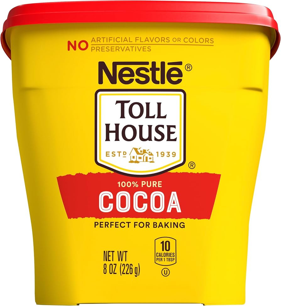 Nestle Toll House 100% Pure Cocoa Perfect for Baking, No Preservatives, Artificial Flavors or Col... | Amazon (US)