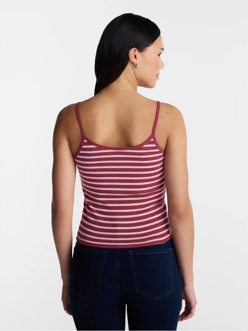 No Boundaries Scoop Neck Cami Top, Women's XXS-XXL | Walmart (US)