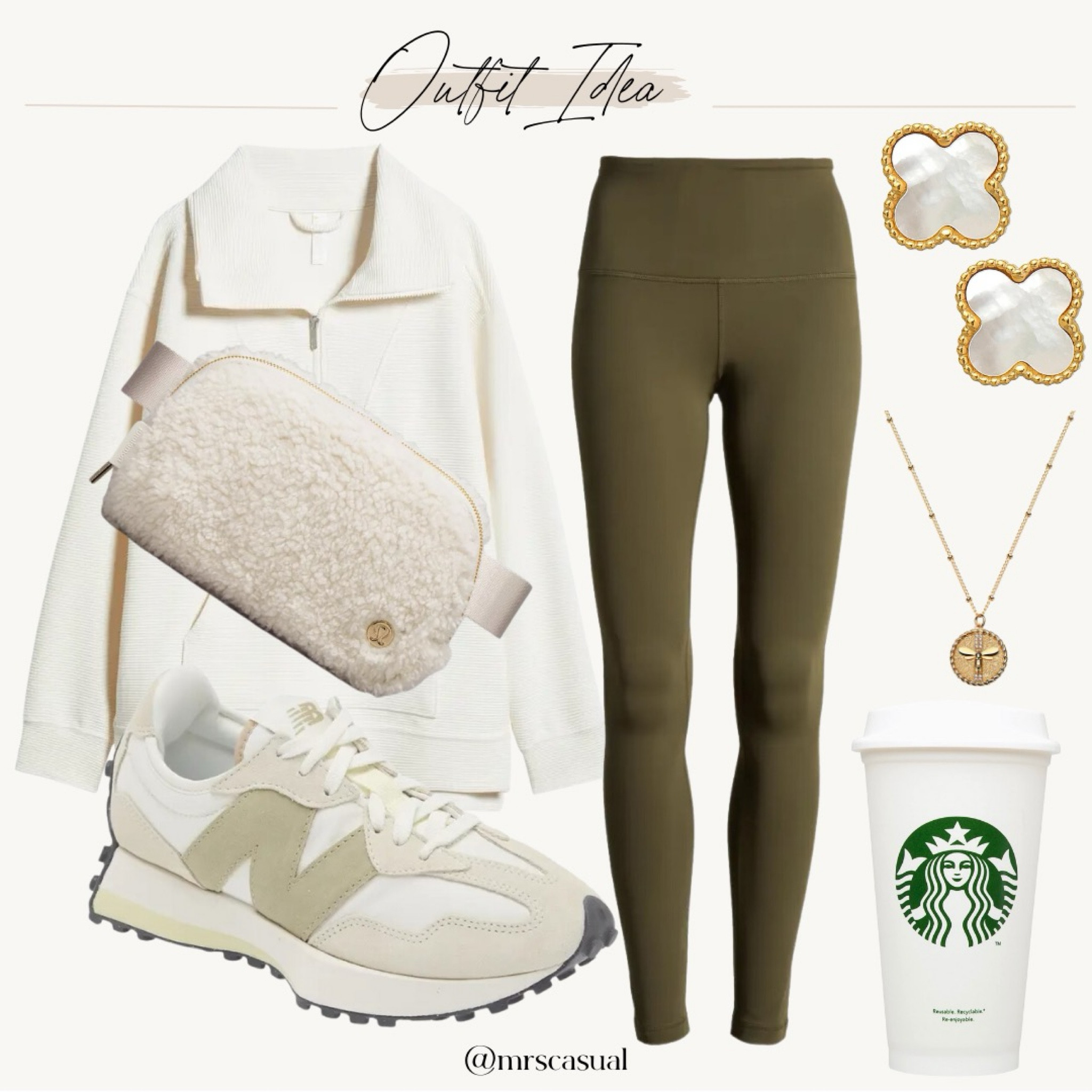 Fall activewear outfit idea 🍁 olive green 

#LTKfindsunder50 #LTKfindsunder100 #LTKSeasonal