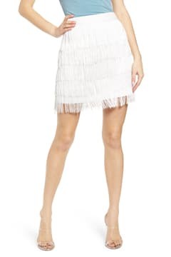 Fringe Miniskirt | Nordstrom