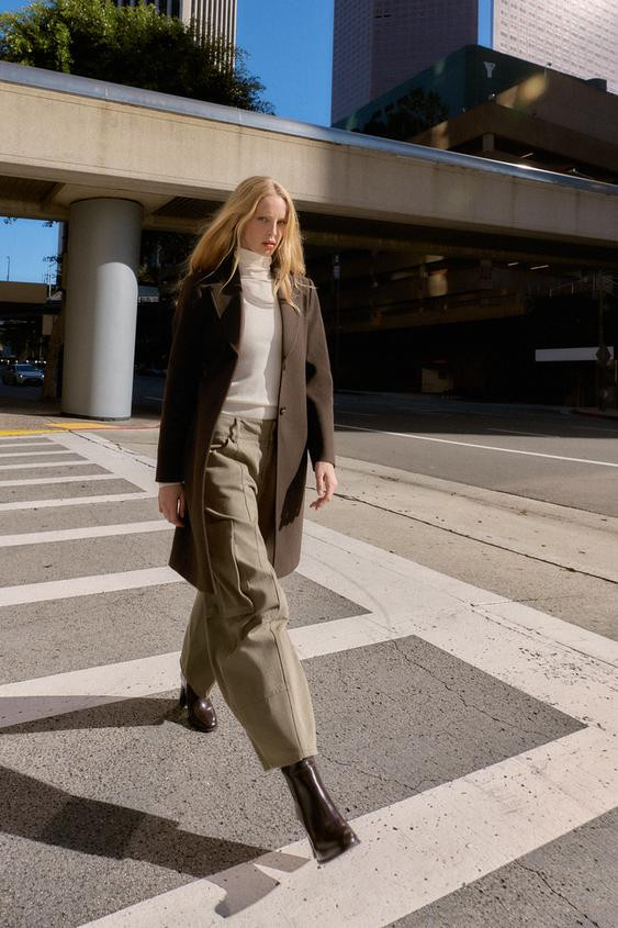 SOFT SHOULDER PAD COAT | Zara US