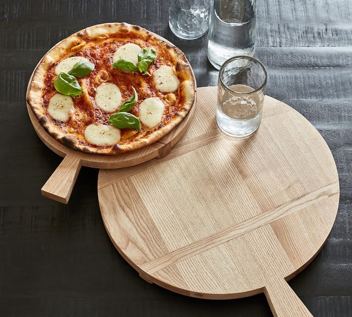 Ash Wood Pizza Paddle Pedestals | Pottery Barn (US)