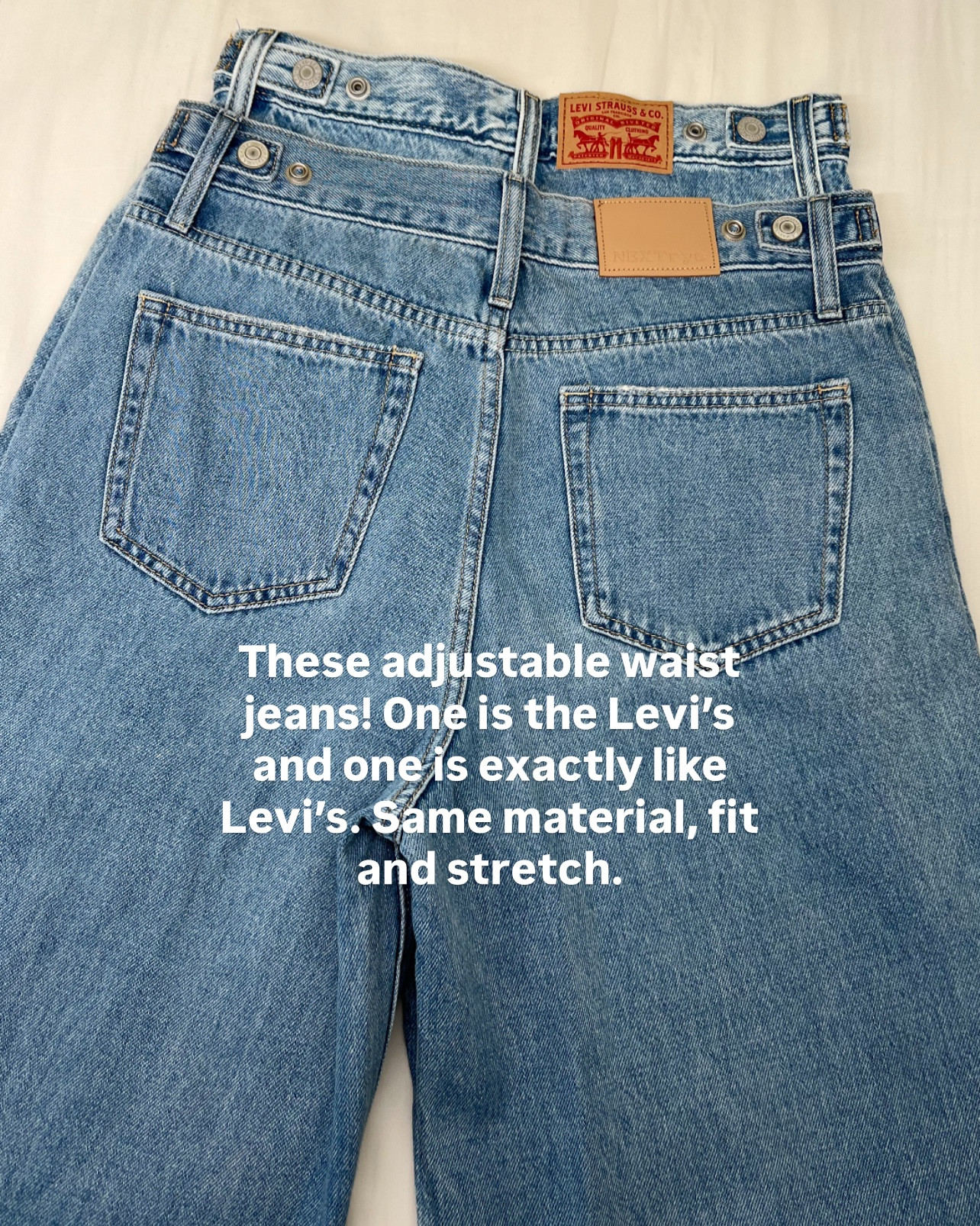Amazon prime deal day picks on these adjustable waist jeans 

#LTKStyleTip #LTKSaleAlert #LTKFindsUnder50