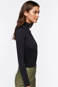 Long-Sleeve Turtleneck Bodysuit | Forever 21 (US)