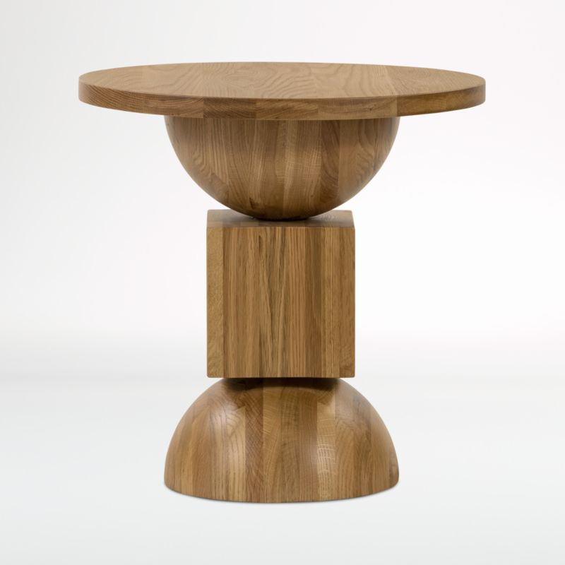 Jordan Natural Oak End Table + Reviews | Crate & Barrel | Crate & Barrel