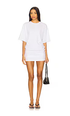 Enza Costa Curve Mini Dress in White from Revolve.com | Revolve Clothing (Global)