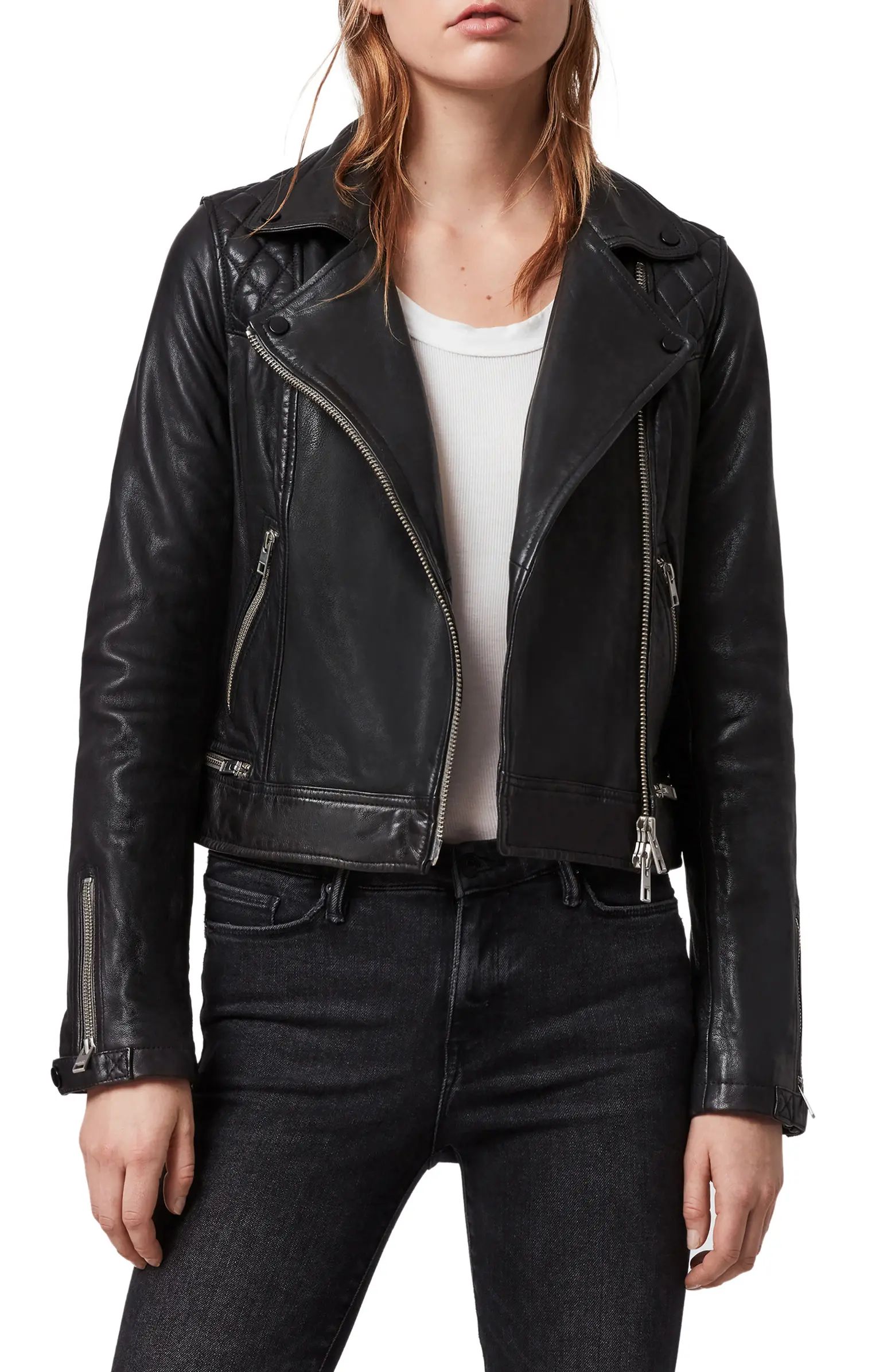 Conroy Leather Biker Jacket | Nordstrom