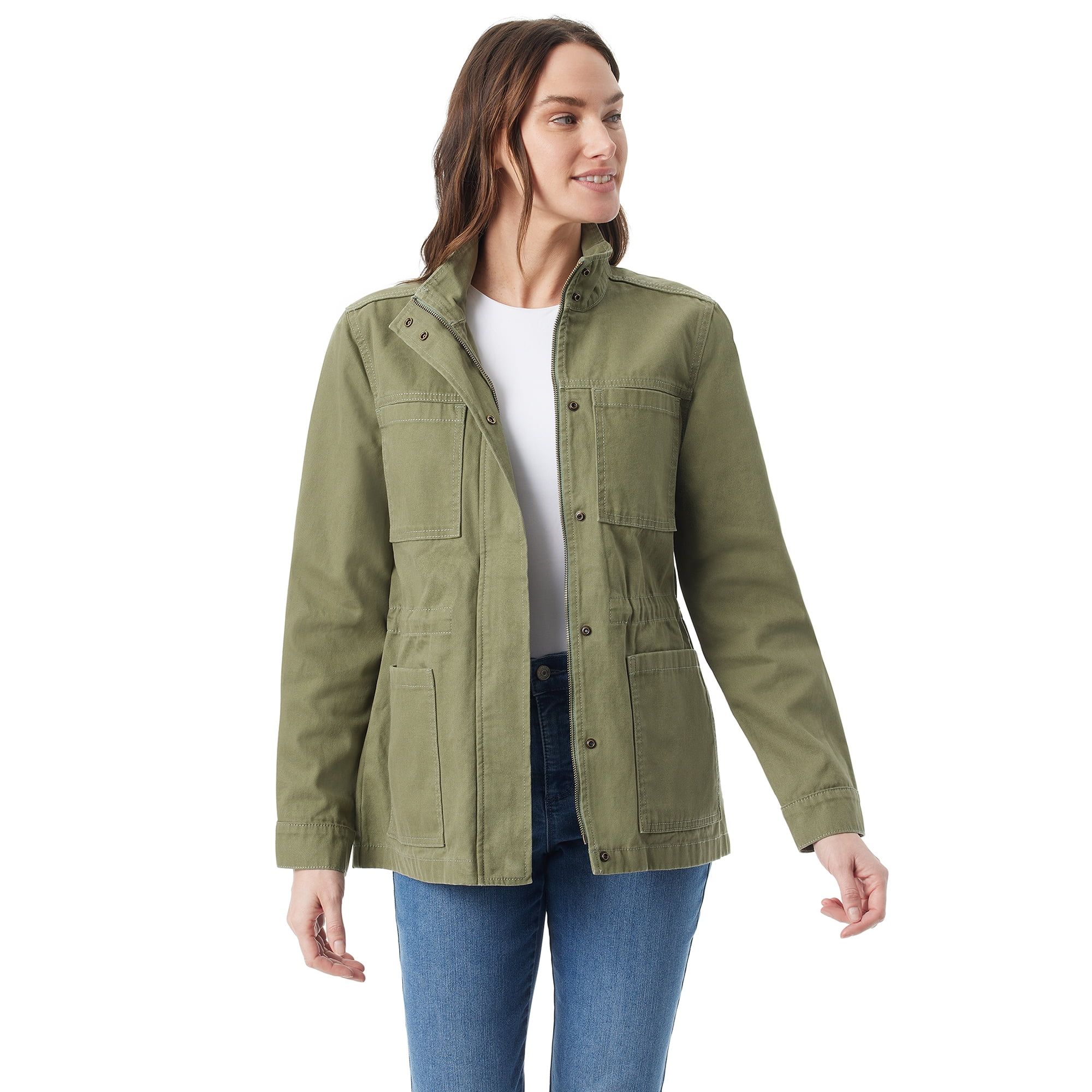 Gloria Vanderbilt Utility Jacket, Sizes XS-XXXL - Walmart.com | Walmart (US)