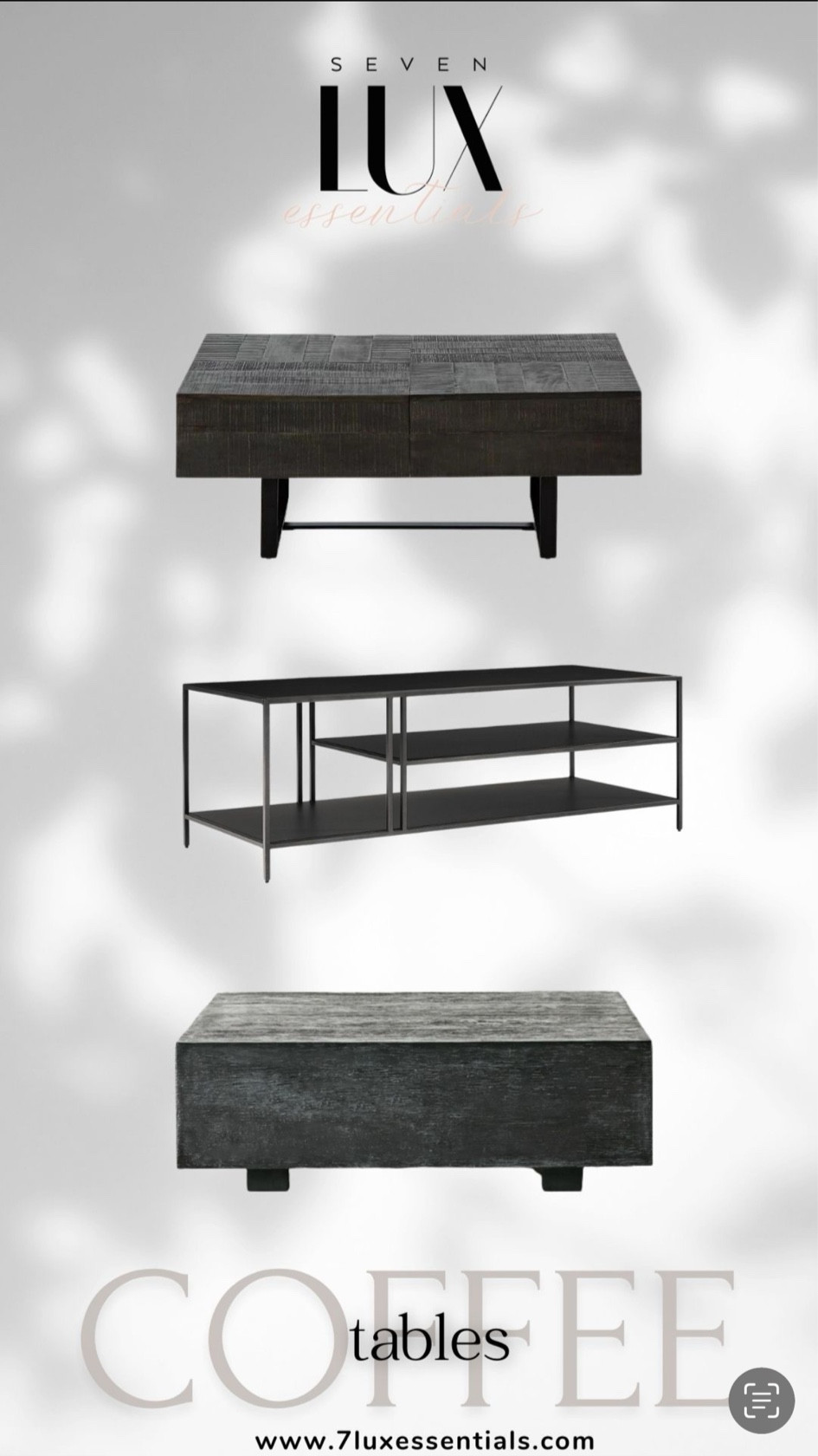 Transform your living space with these coffee tables – a perfect blend of style and function. ☕✨ #CoffeeTableGoals #LivingRoomEssentials #HomeDecorInspo #TableTalk #FunctionalStyle #InteriorDesignDreams #CoffeeTableChic #HomeSweetHome #FurnitureFinds #MustHaveTables #LivingRoomUpgrade #CozyCoffeeMoments #StylishInteriors #TableCrushTuesday #HomeDecorEssentials

#LTKhome #LTKSeasonal #LTKGiftGuide