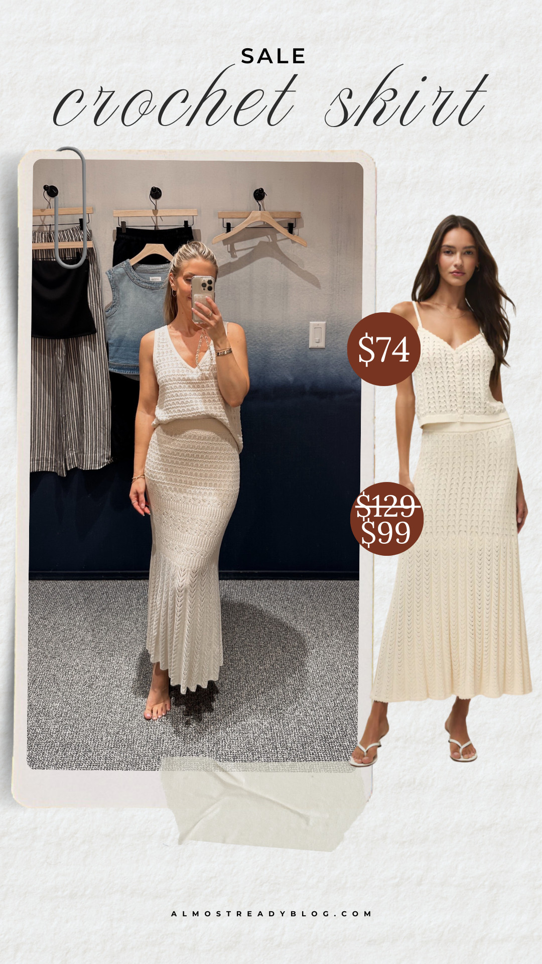 Crochet skirt on sale, crochet set, resort outfit, beach vacation, spring break, summer chic style, amanda west, almost ready blog 

 

#LTKOver40 #LTKSaleAlert #LTKPetite