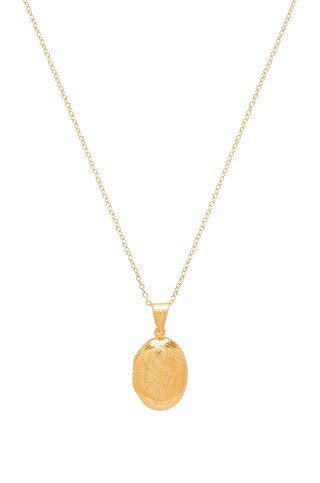 X REVOLVE Oval Gold Locket | Revolve Clothing (Global)