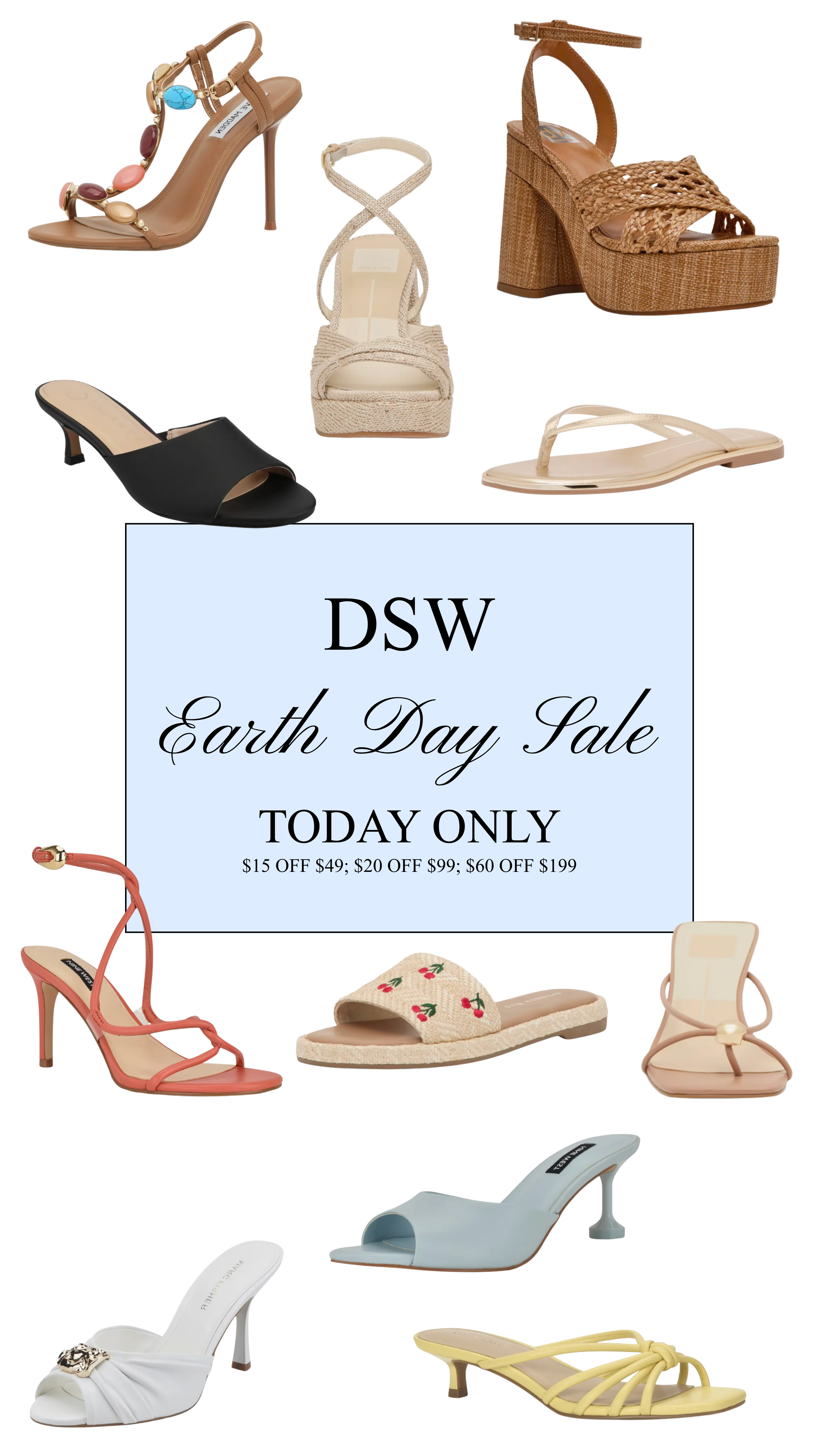 Found the cutest summer shoes on the DSW earth day sale!! 
Today only! 

 #LTKootd #LTKU #LTKSaleAlert
