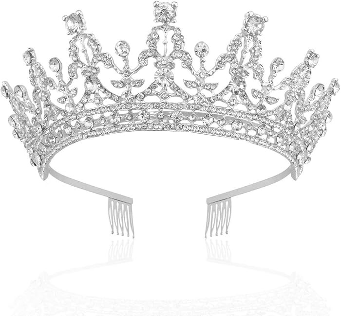 NODG Silver Tiaras and Crowns - Women's Hair Accessories for Wedding, Prom, Bridal Party, Hallowe... | Amazon (US)