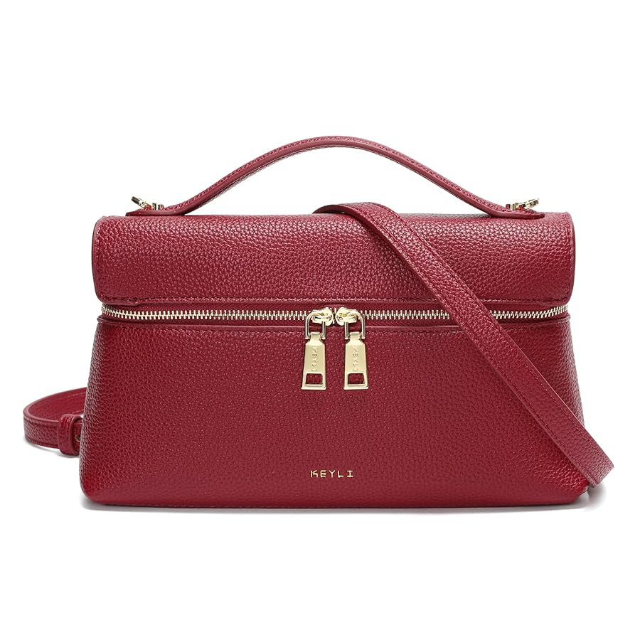 Keyli Women's Top Handle Bag Leather Small Handbags Trendy Designer Crossbody Shoulder Bag for Wo... | Amazon (US)